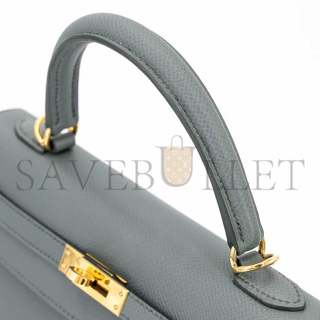 H**mes master kelly 25 almond green epsom gold buckle (25*17*7cm)